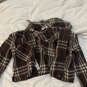 Crop flannel